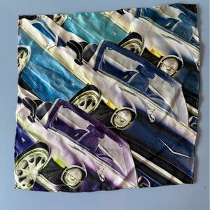 Luxury Car Print Pocket Square